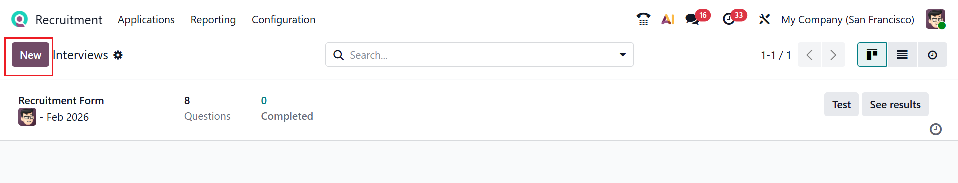 Odoo 19 Project