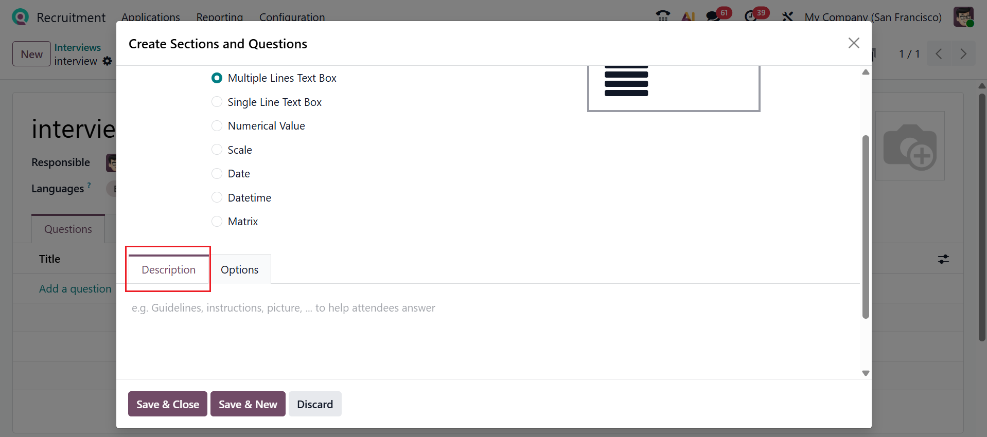 Odoo 19 Project