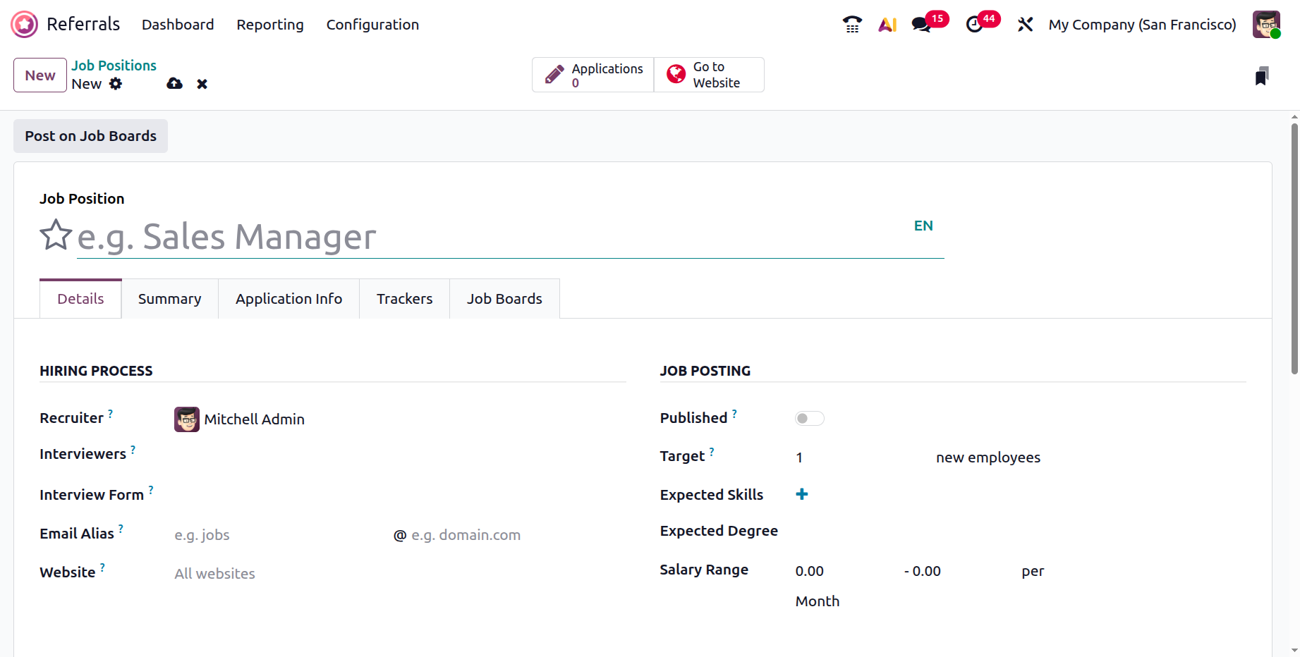 Odoo 19 Project
