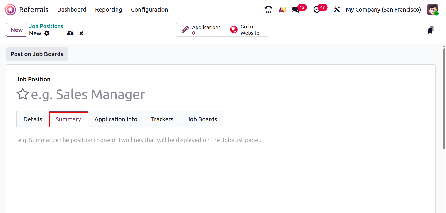Odoo 19 Project
