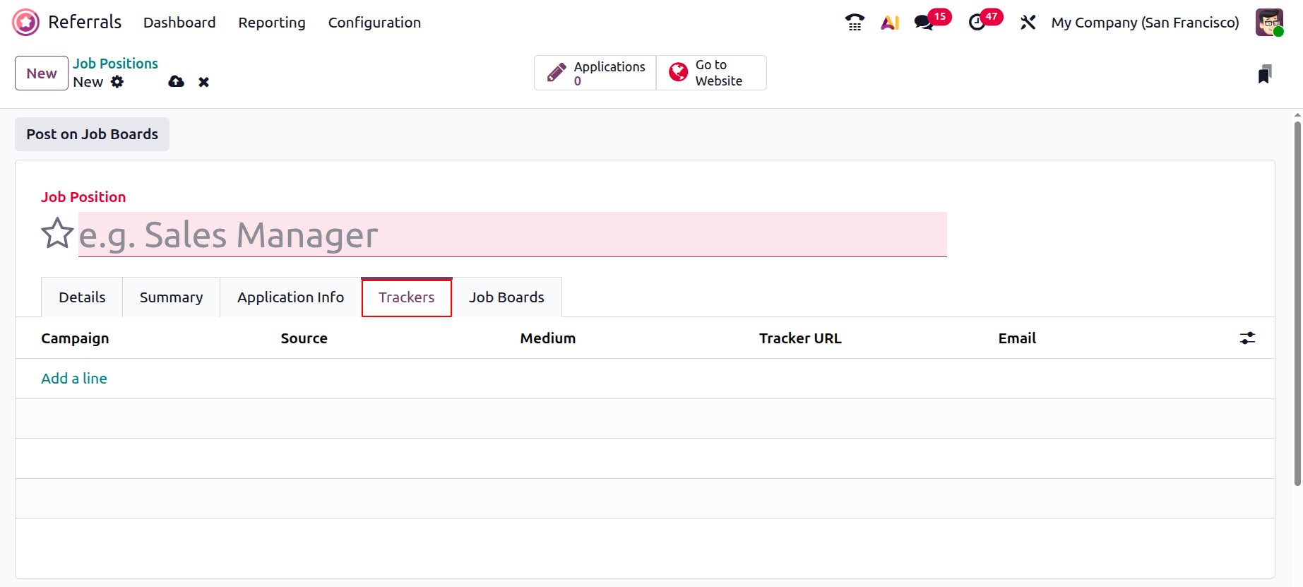 Odoo 19 Project