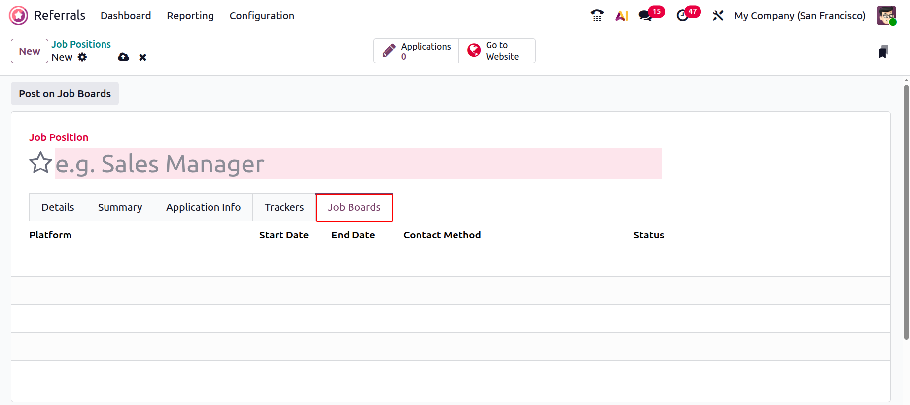 Odoo 19 Project