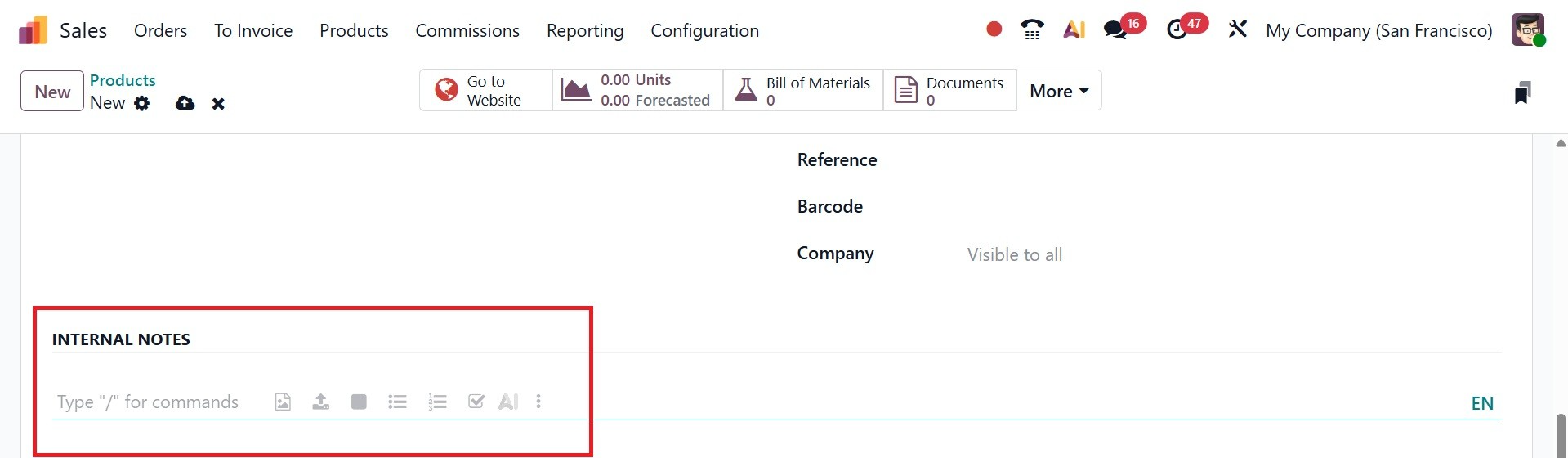 Odoo 19 Project