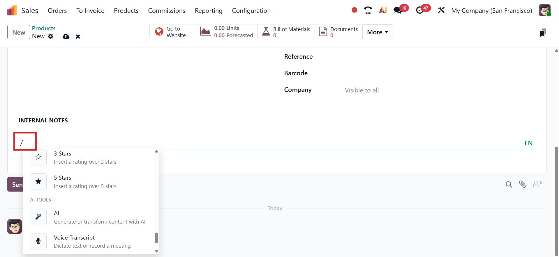 Odoo 19 Project