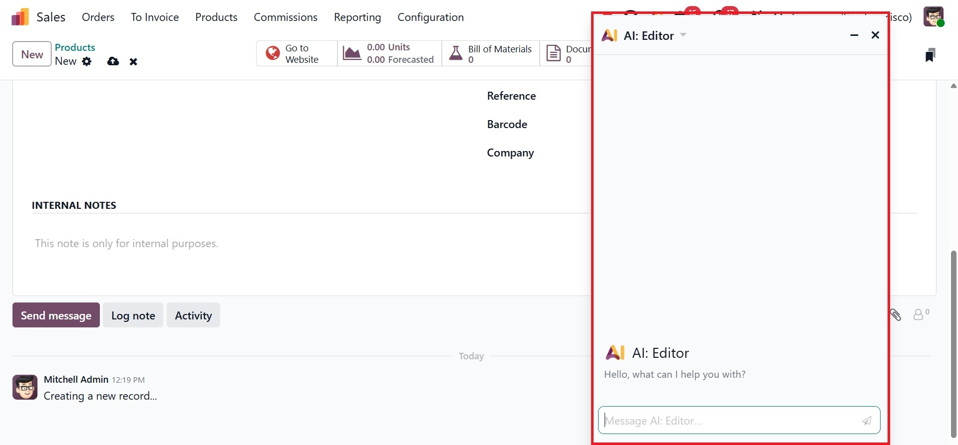 Odoo 19 Project