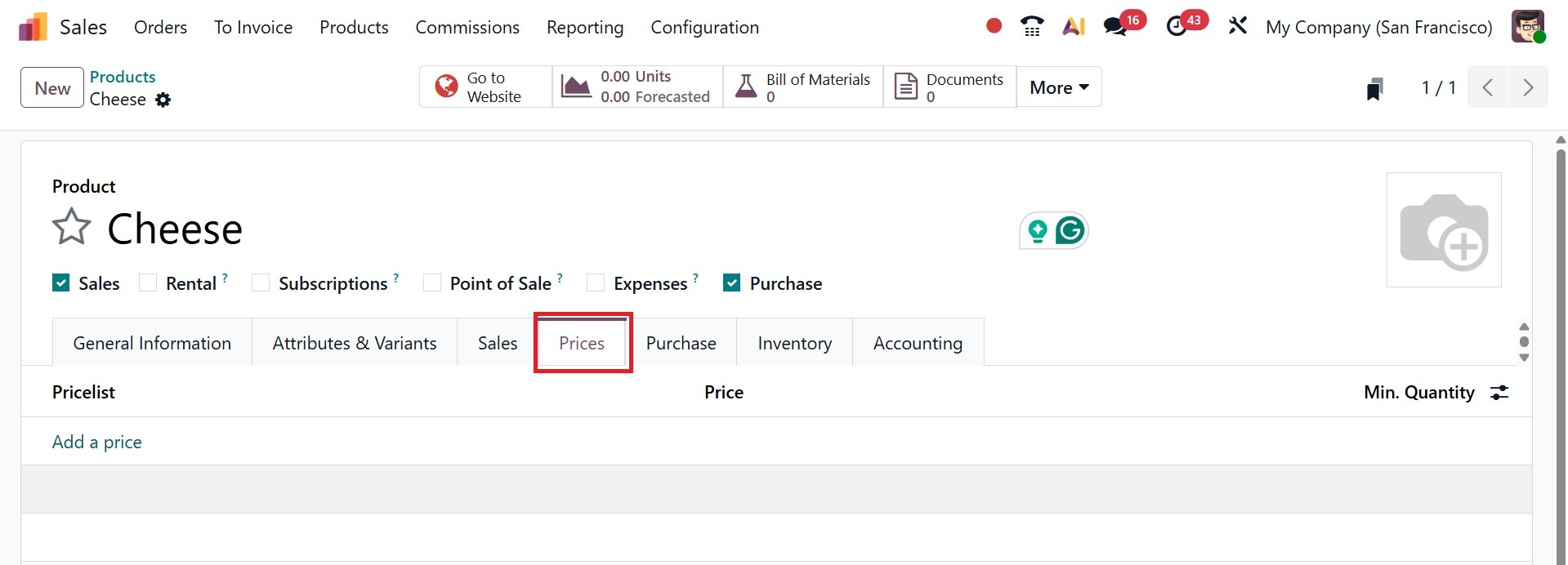Odoo 19 Project