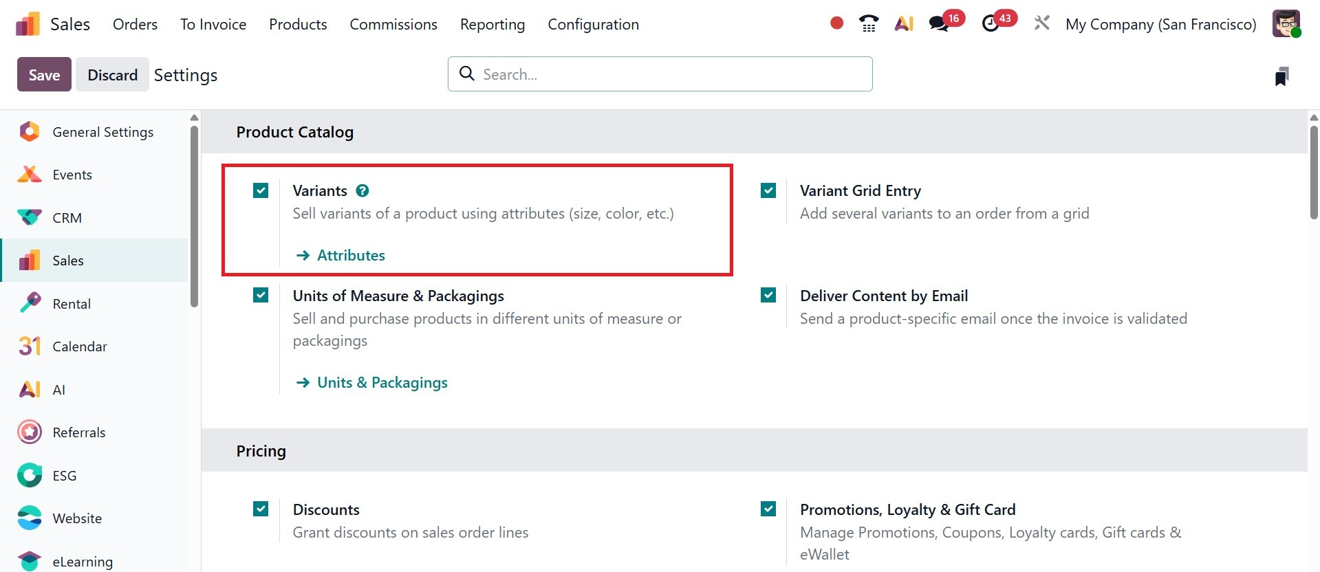 Odoo 19 Project