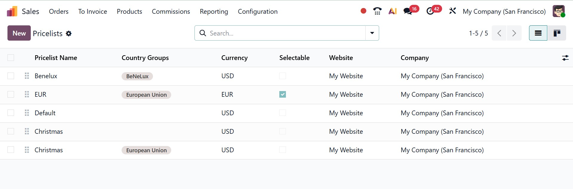 Odoo 19 Project