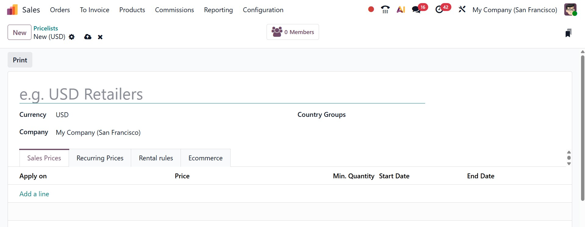 Odoo 19 Project