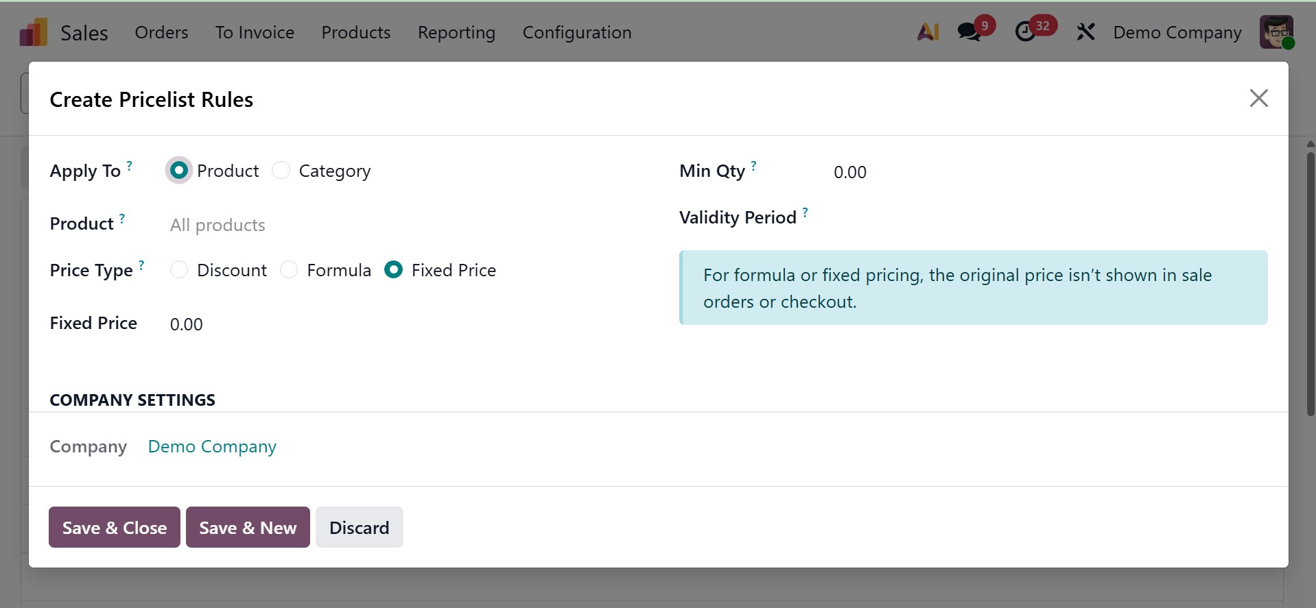 Odoo 19 Project