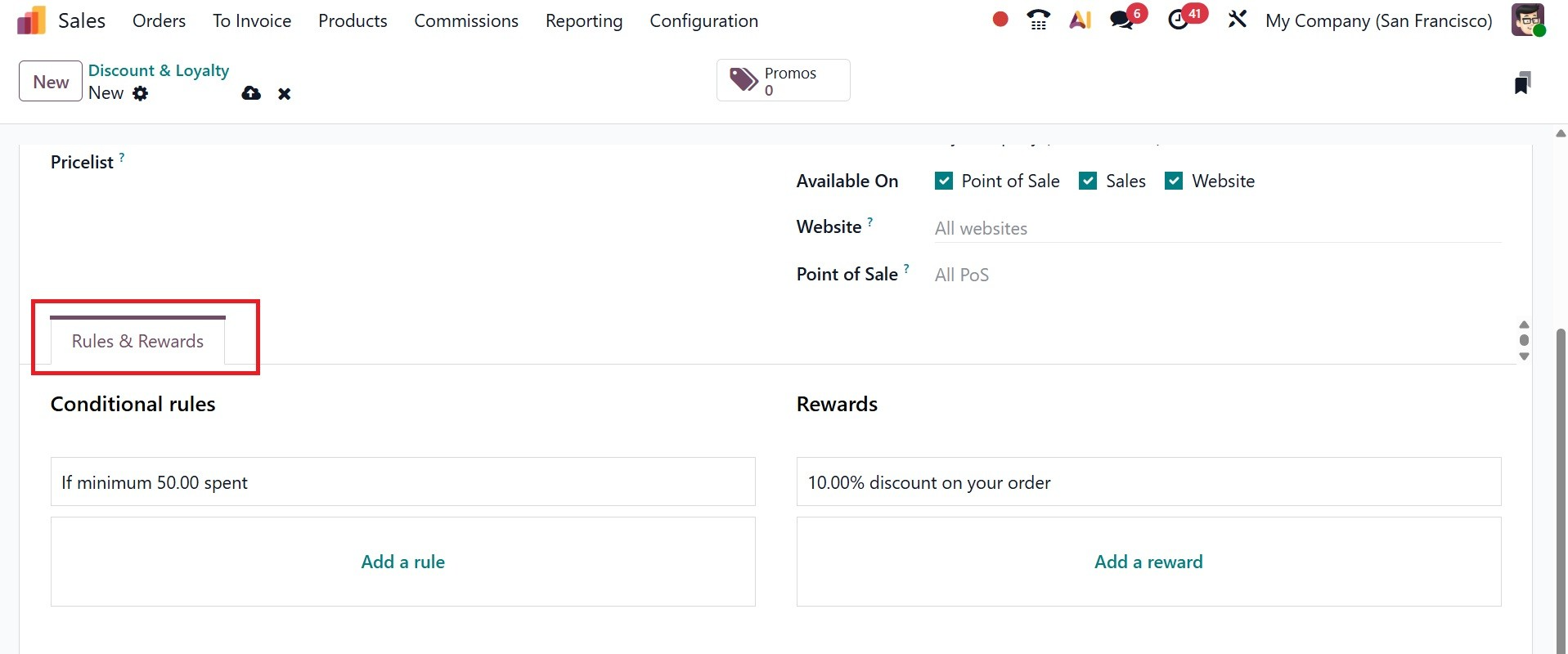 Odoo 19 Project