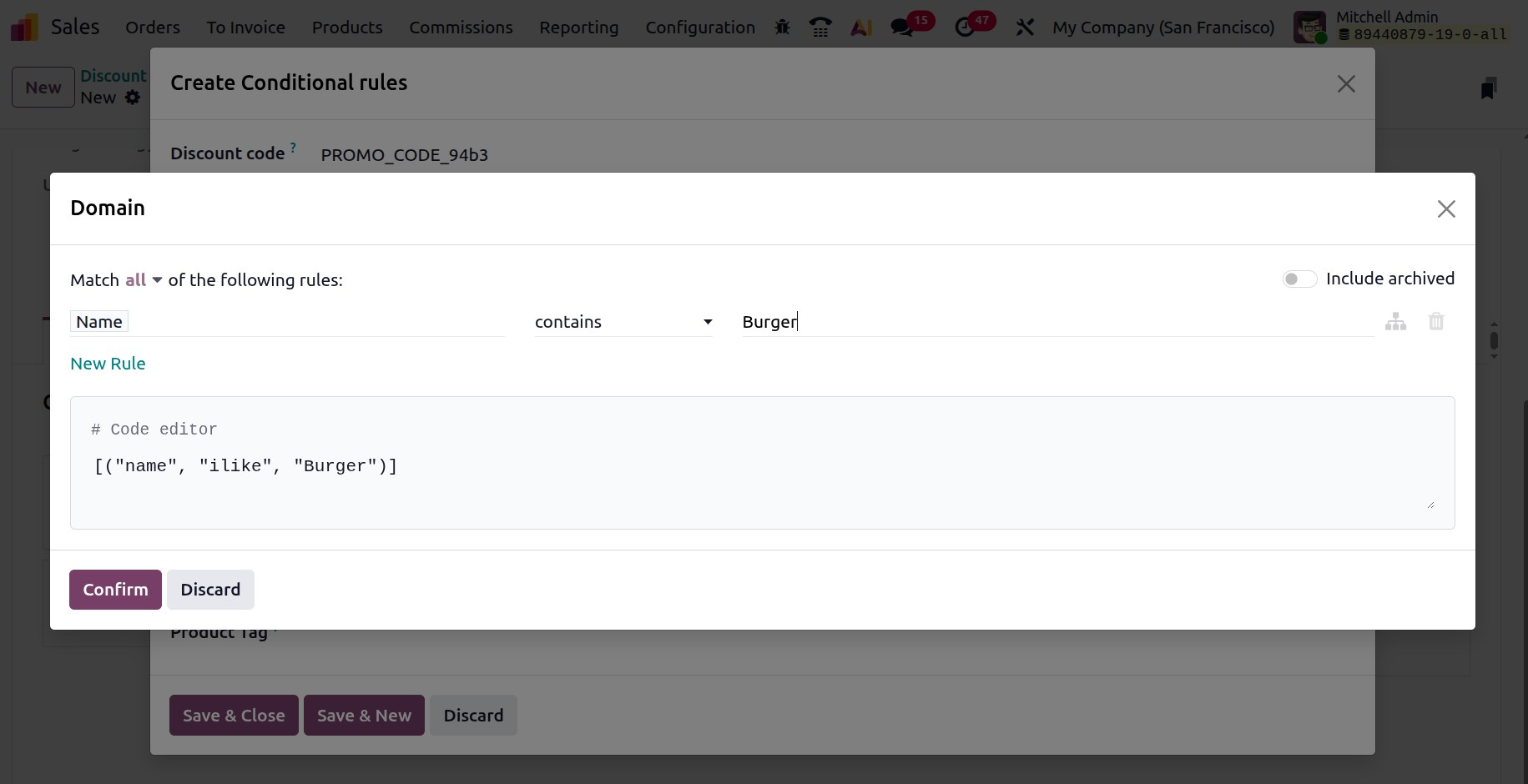Odoo 19 Project