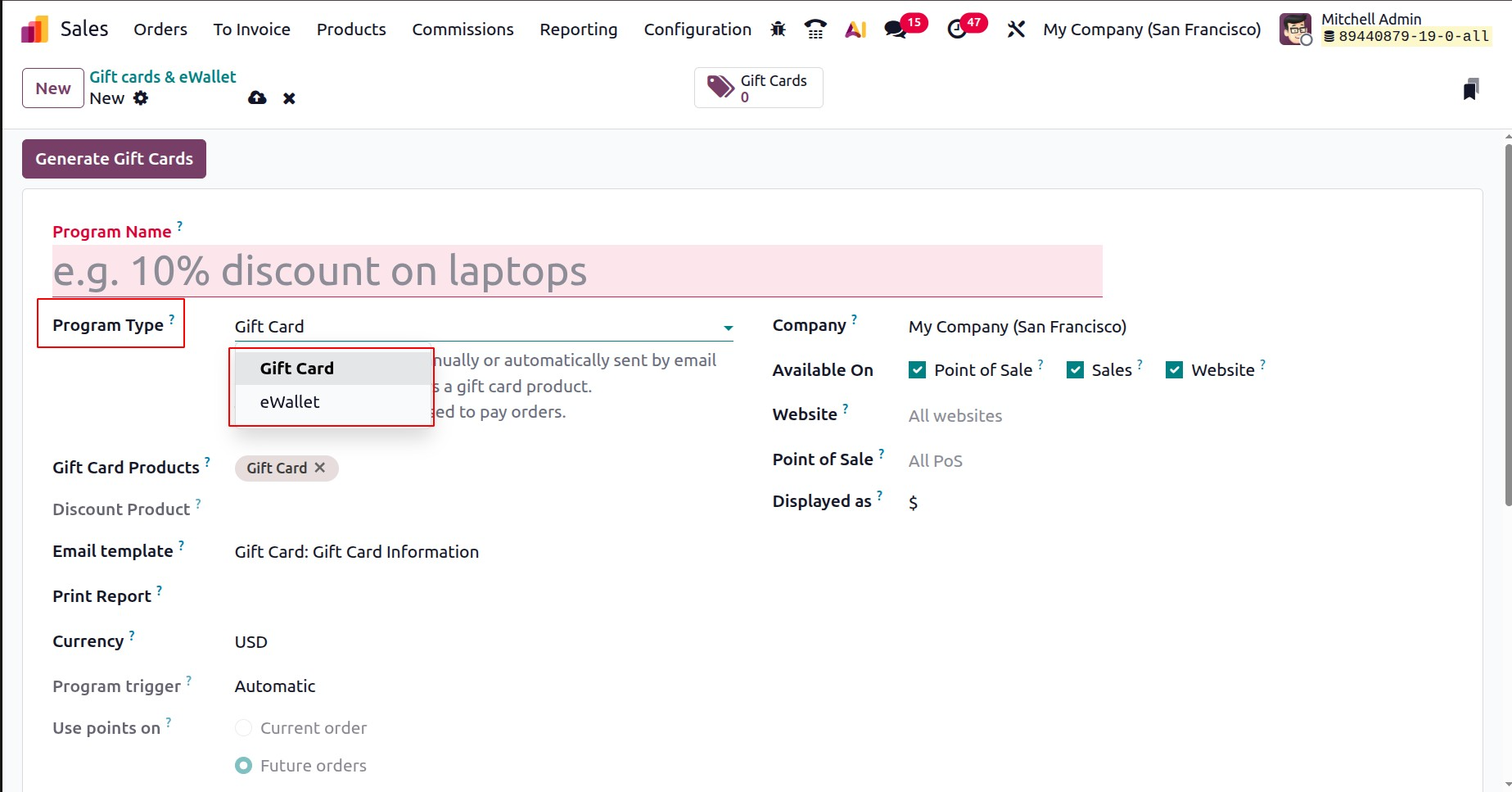 Odoo 19 Project