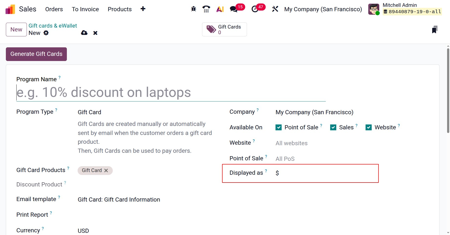 Odoo 19 Project