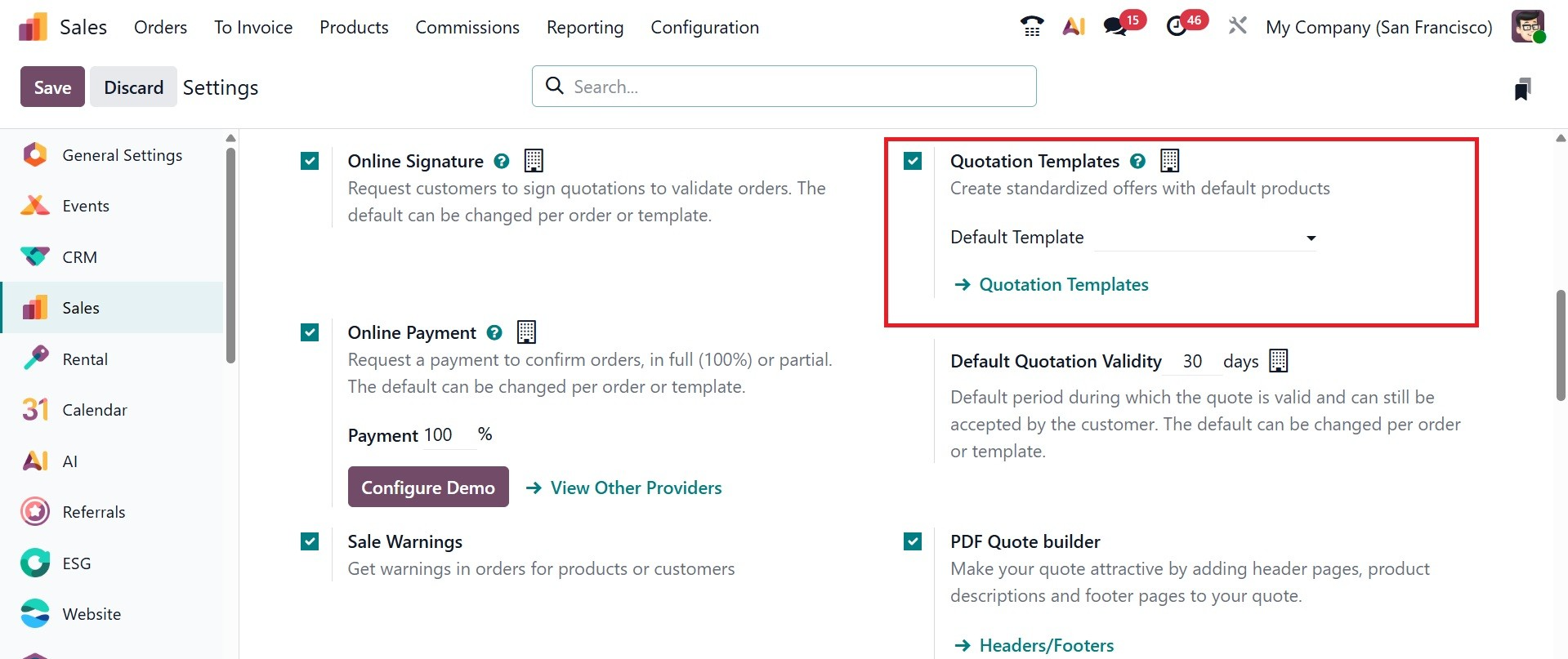 Odoo 19 Project