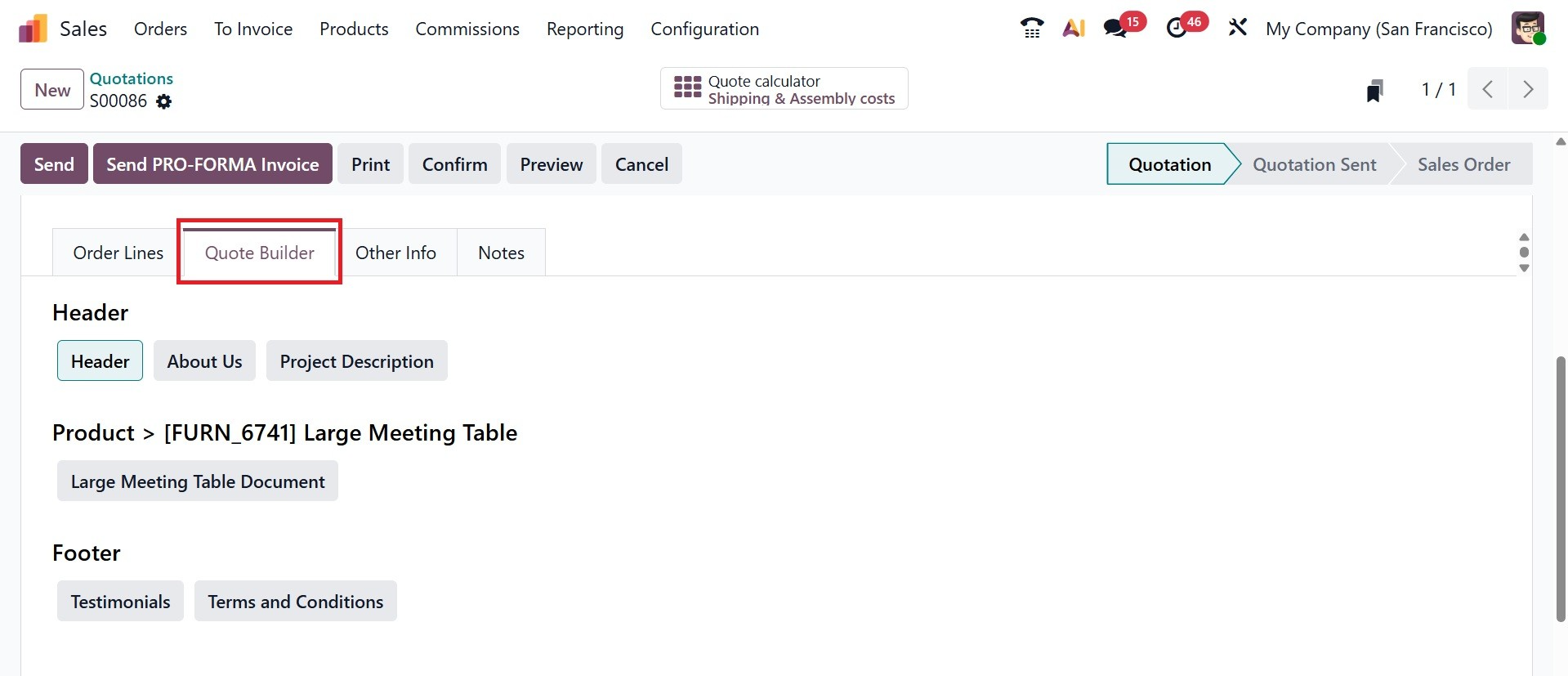Odoo 19 Project