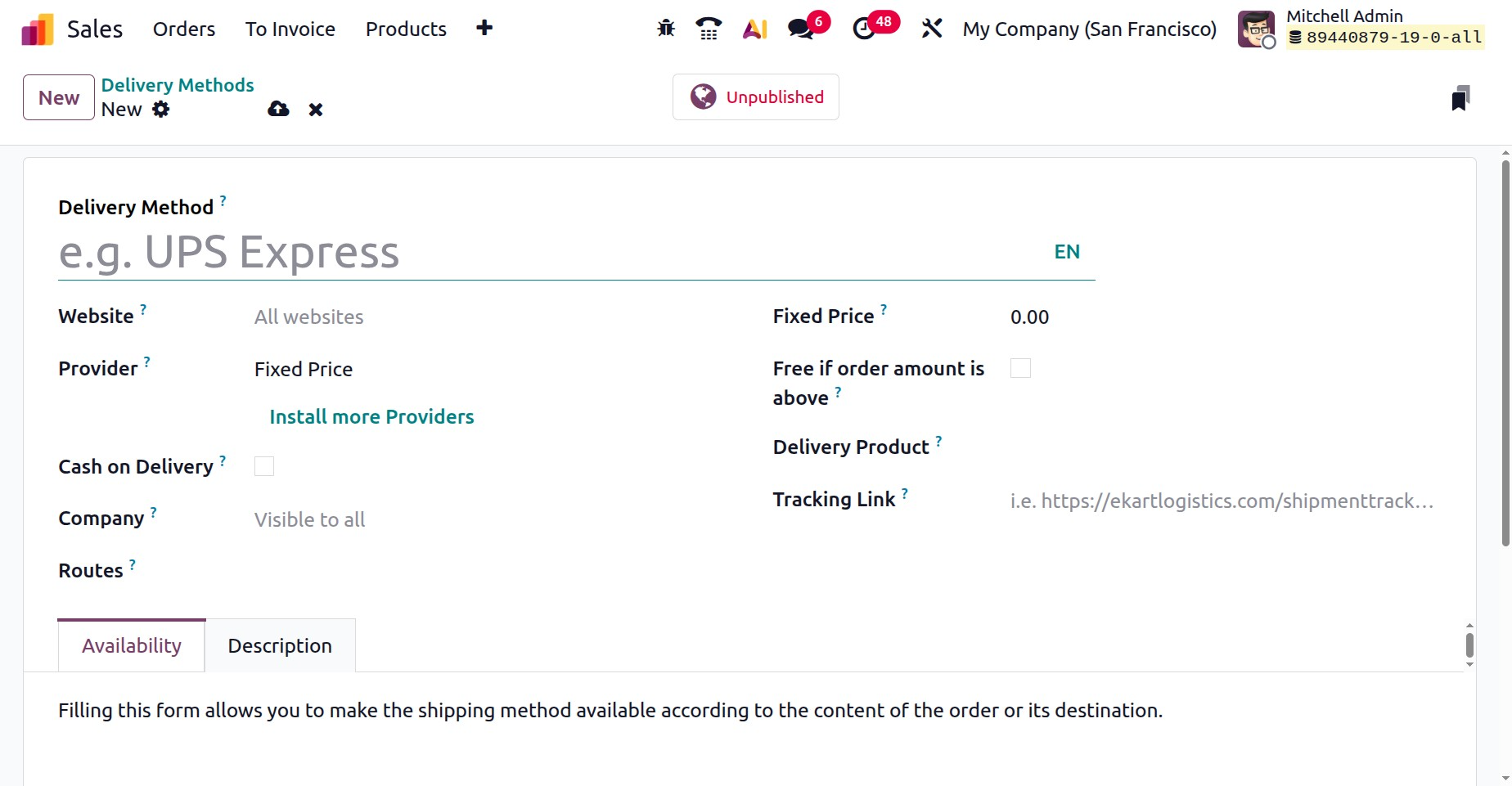 Odoo 19 Project