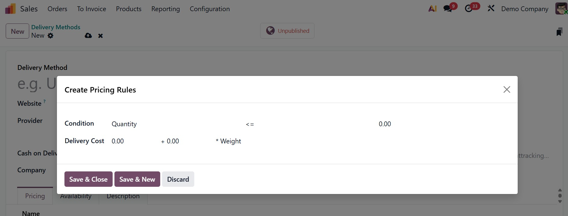 Odoo 19 Project