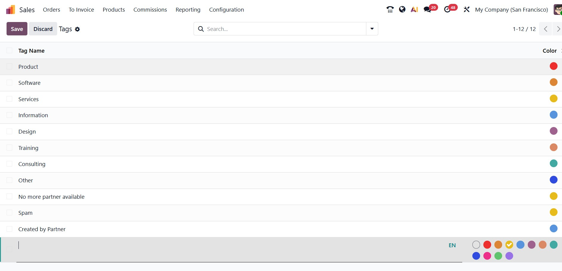 Odoo 19 Project