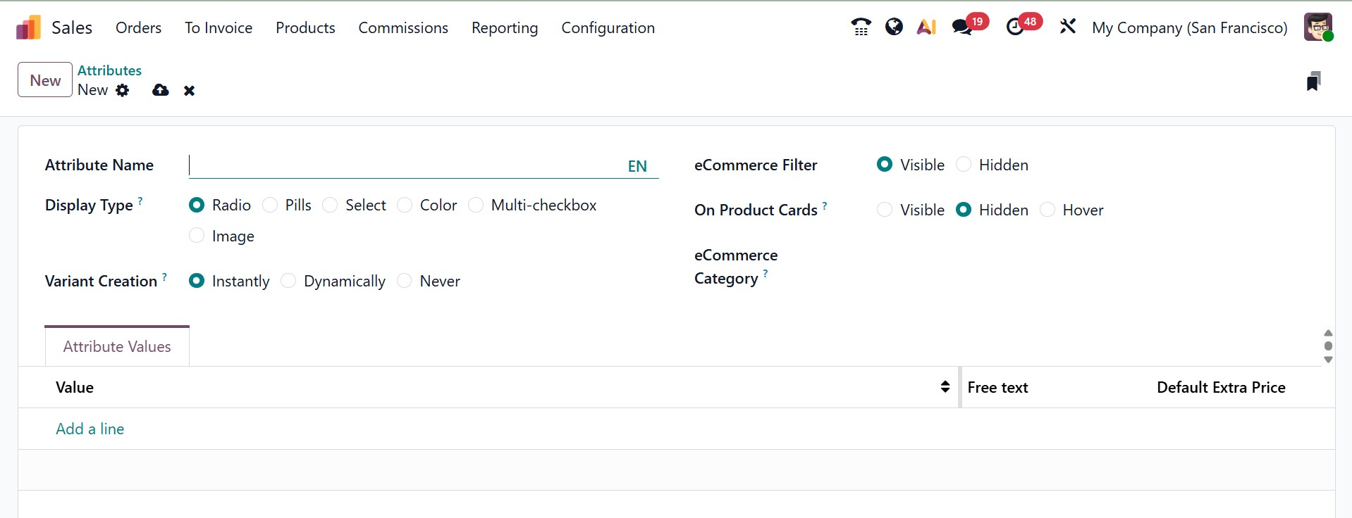 Odoo 19 Project
