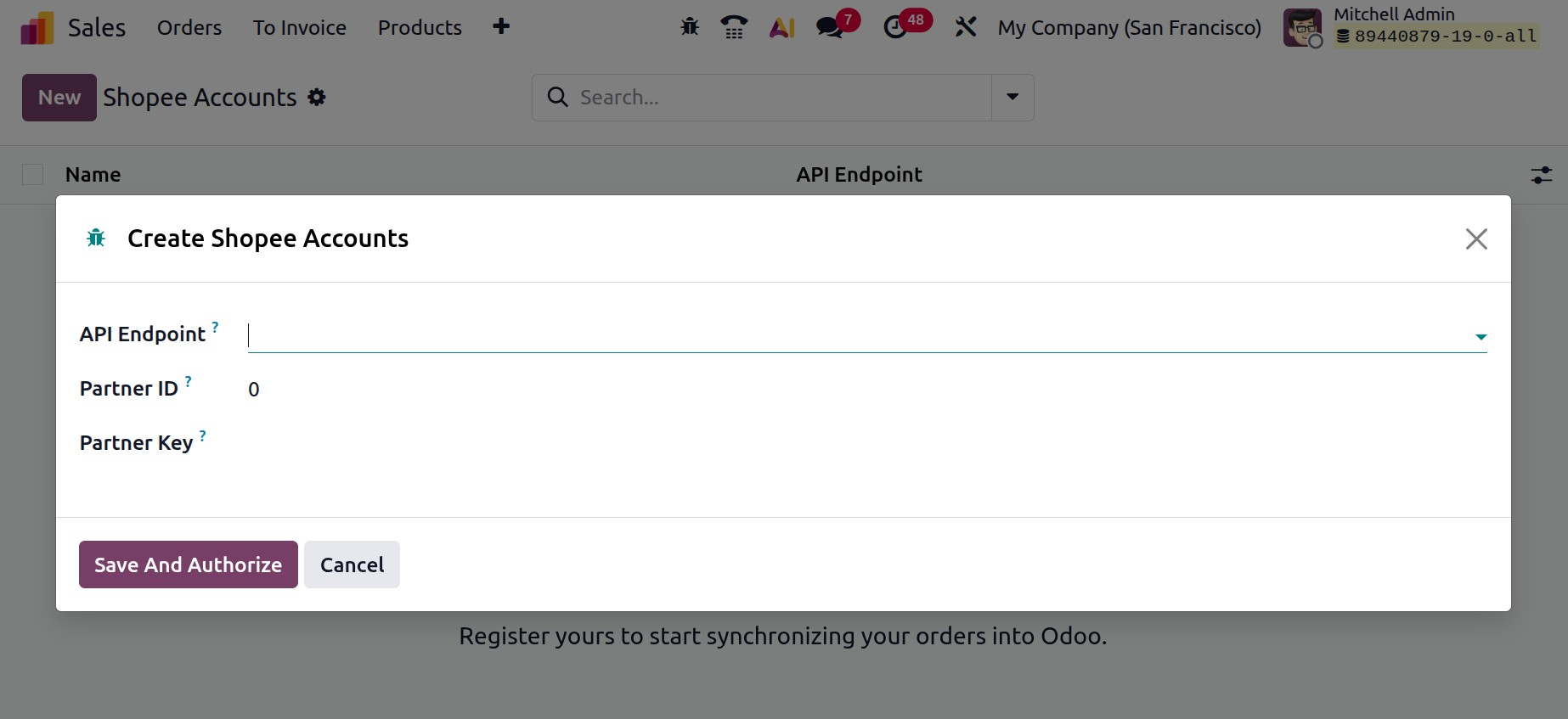 Odoo 19 Project