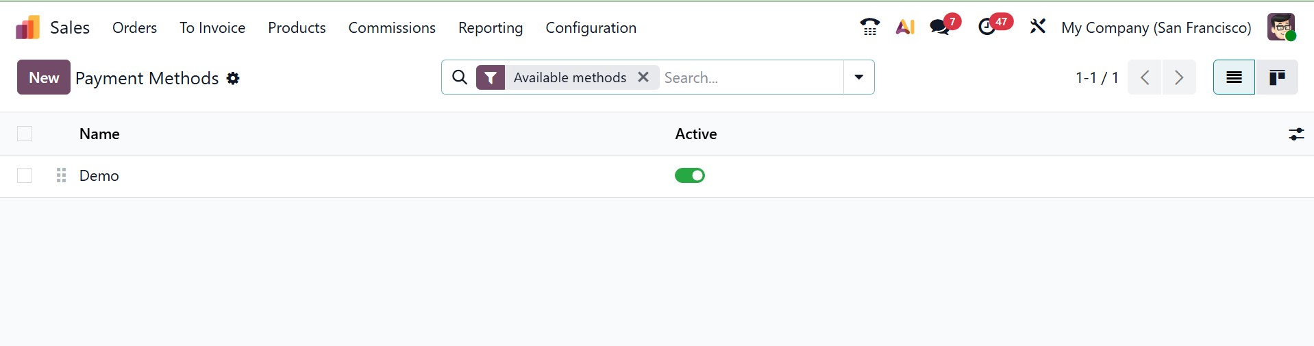 Odoo 19 Project