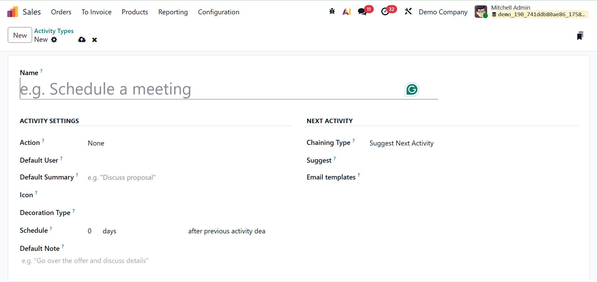 Odoo 19 Project