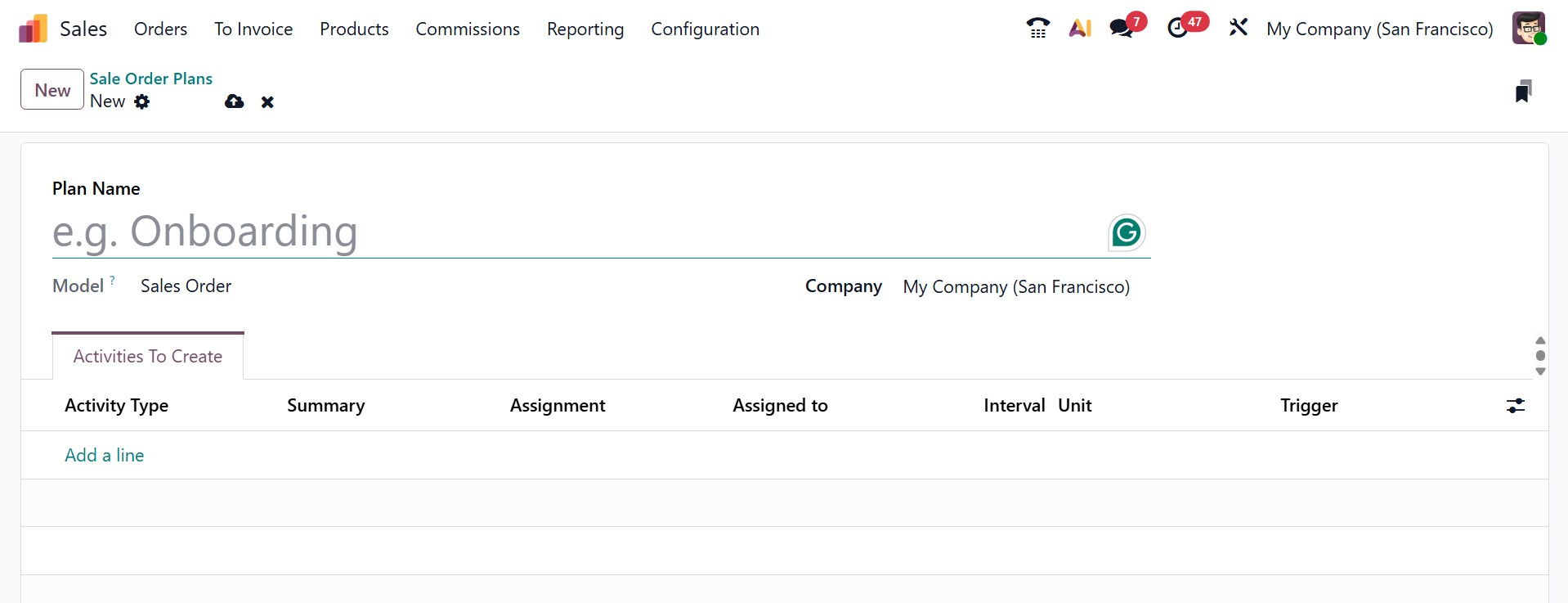 Odoo 19 Project