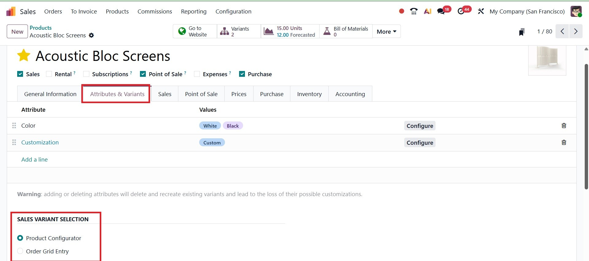 Odoo 19 Project