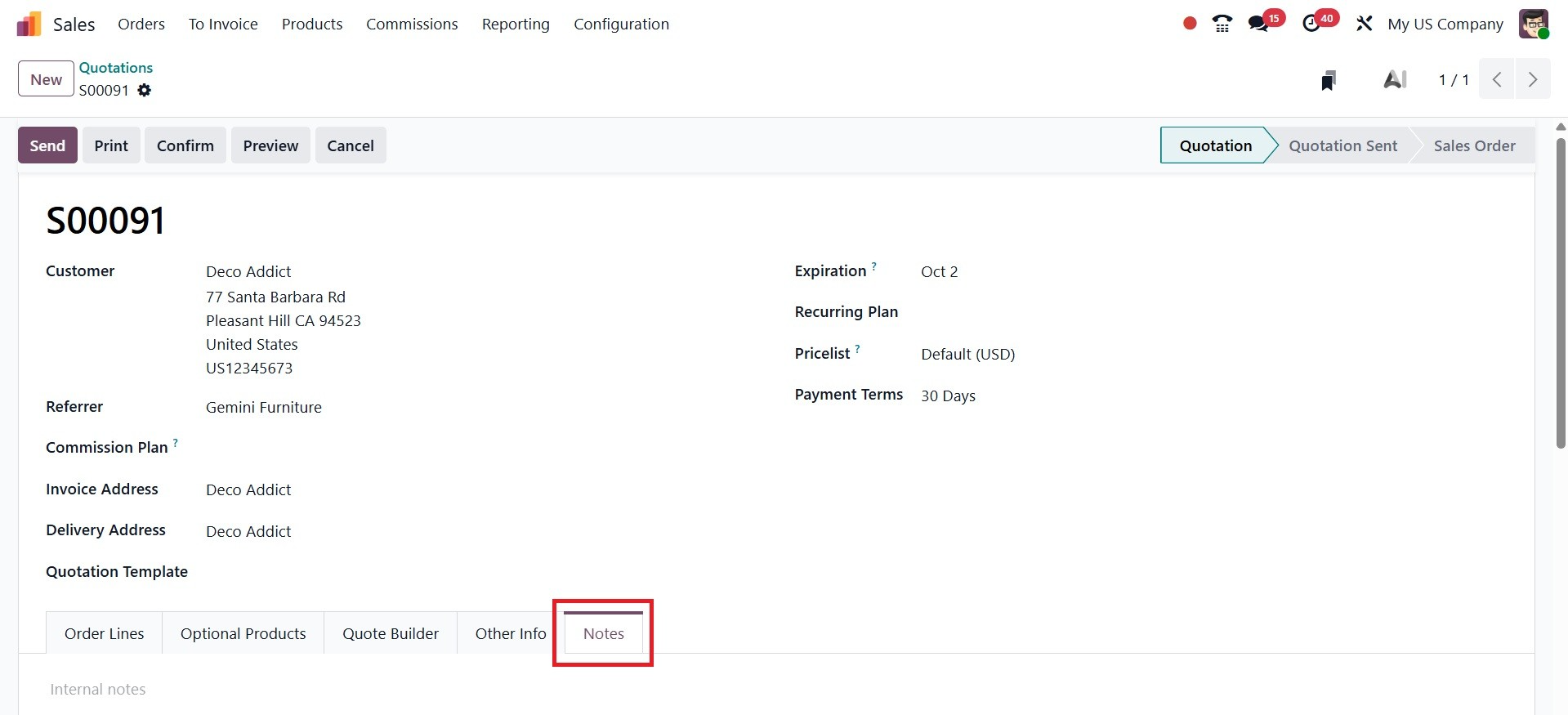 Odoo 19