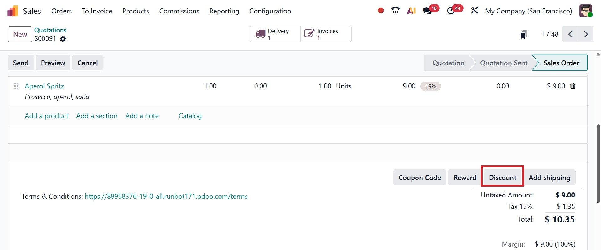 Odoo 19 Project