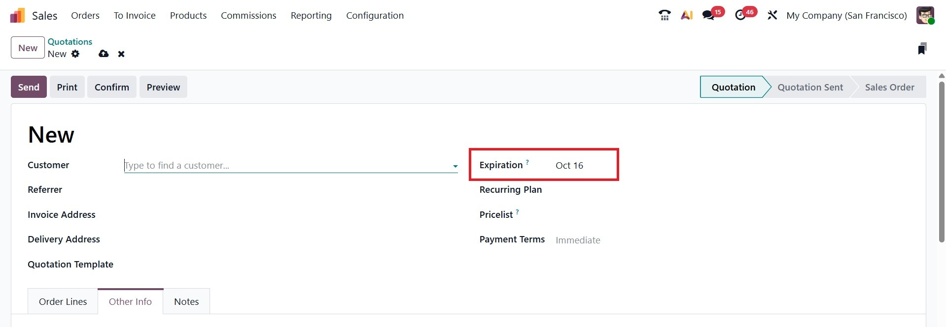 Odoo 19 Project