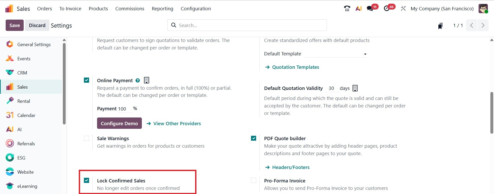 Odoo 19 Project
