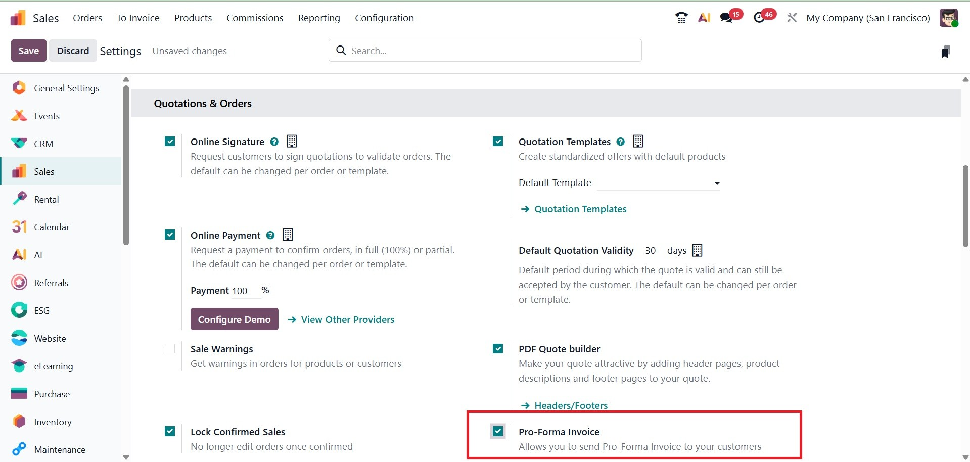 Odoo 19 Project