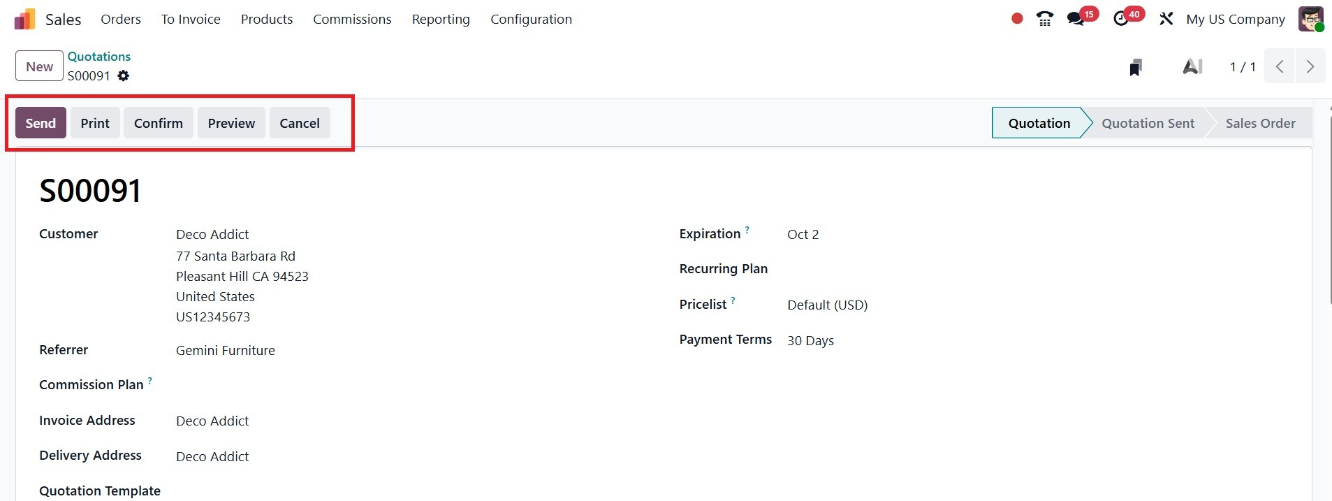 Odoo 19