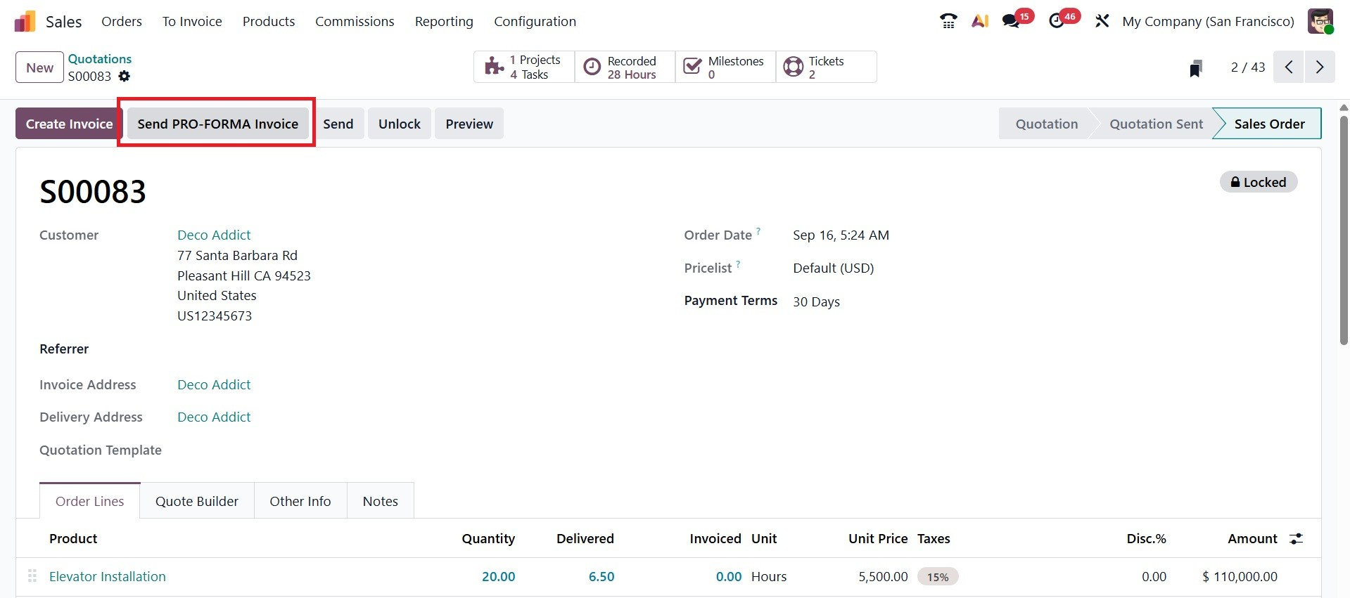 Odoo 19 Project