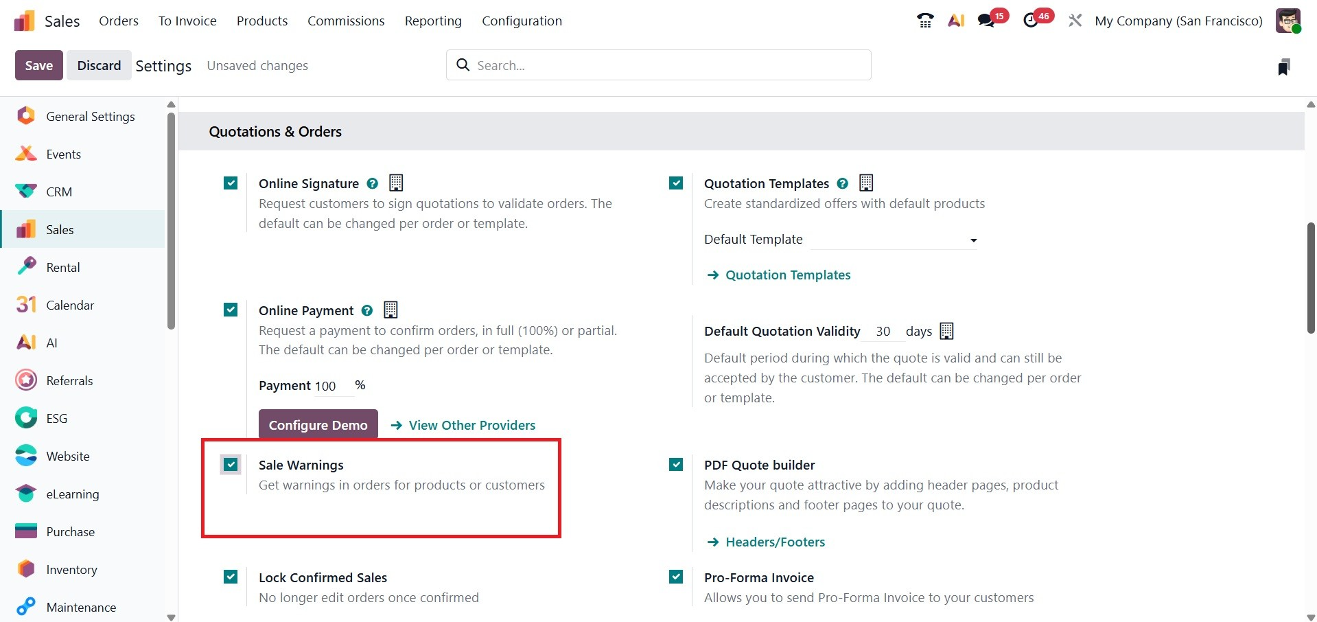 Odoo 19 Project