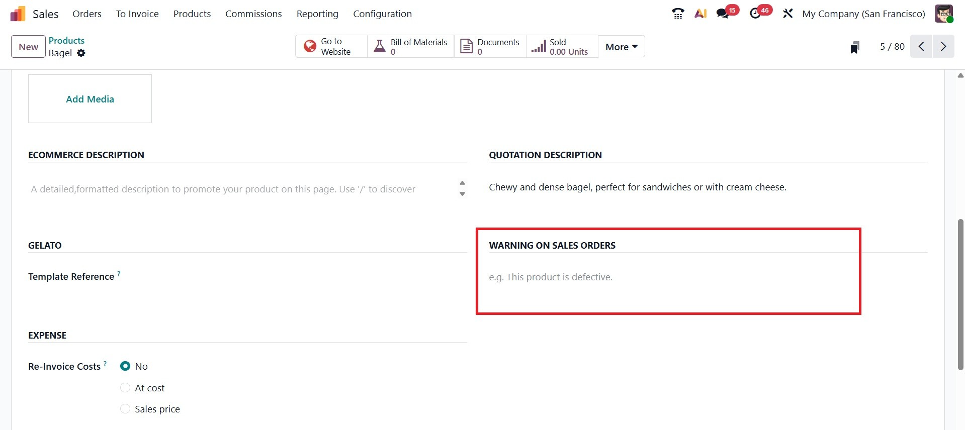 Odoo 19 Project