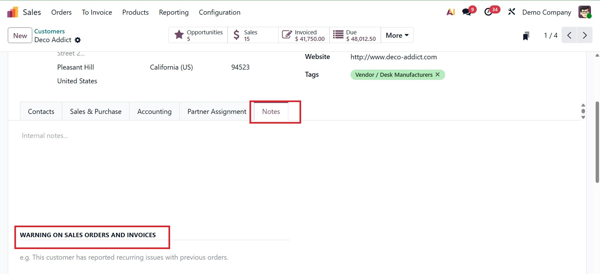 Odoo 19 Project