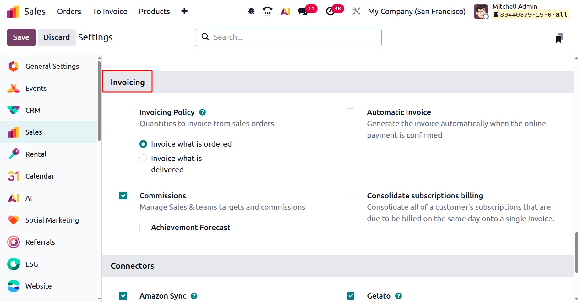 Odoo 19 Project