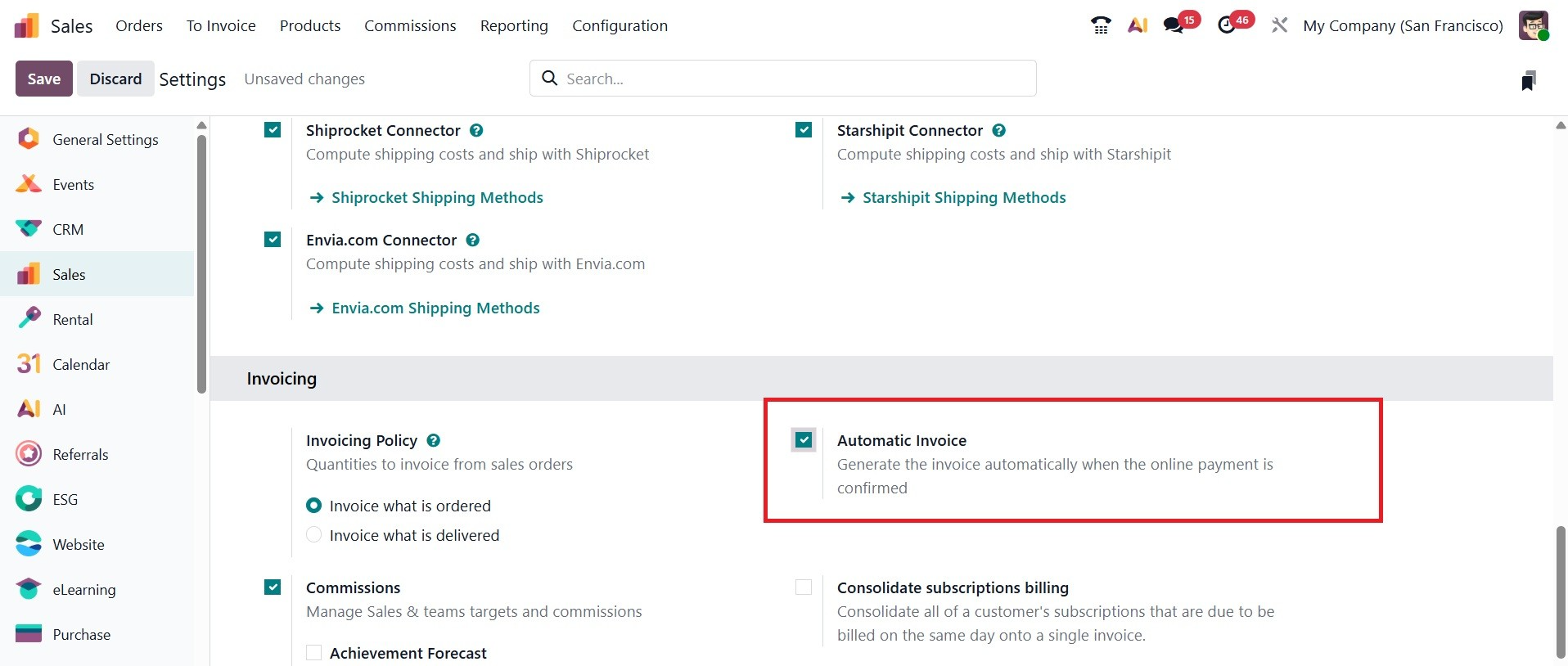 Odoo 19 Project