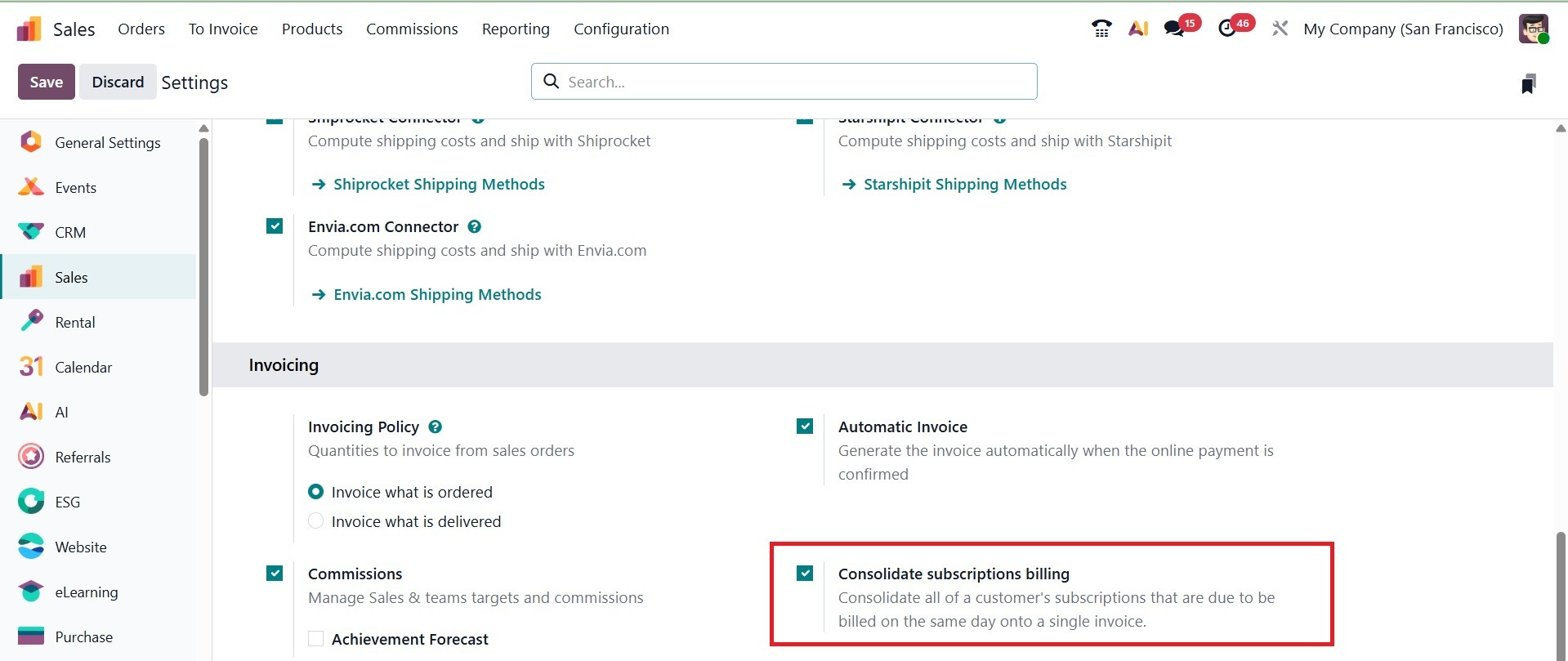 Odoo 19 Project