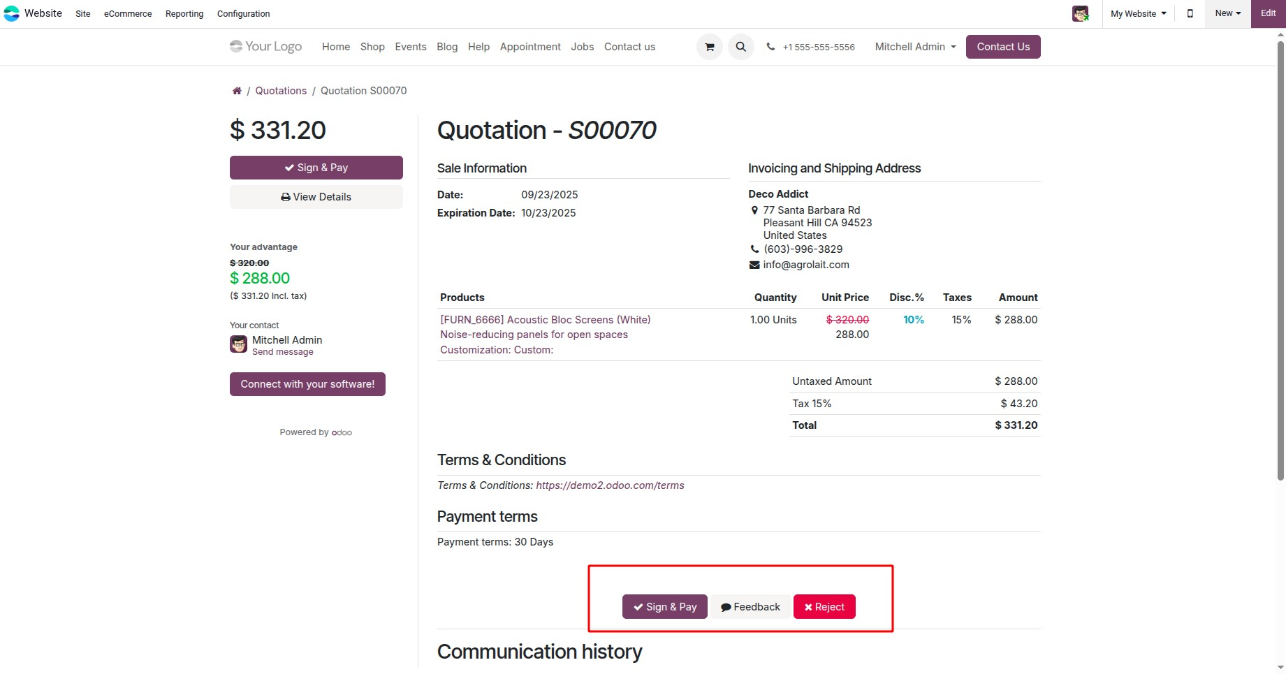 Odoo 19