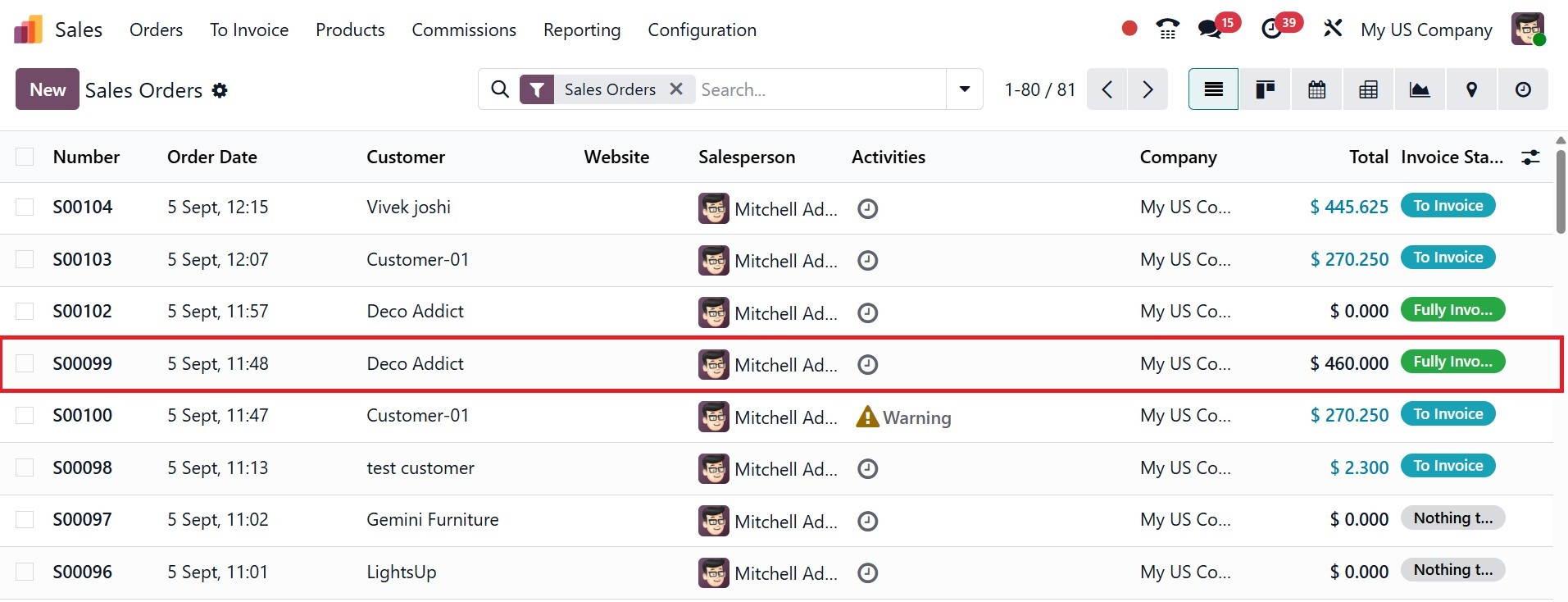 Odoo 19