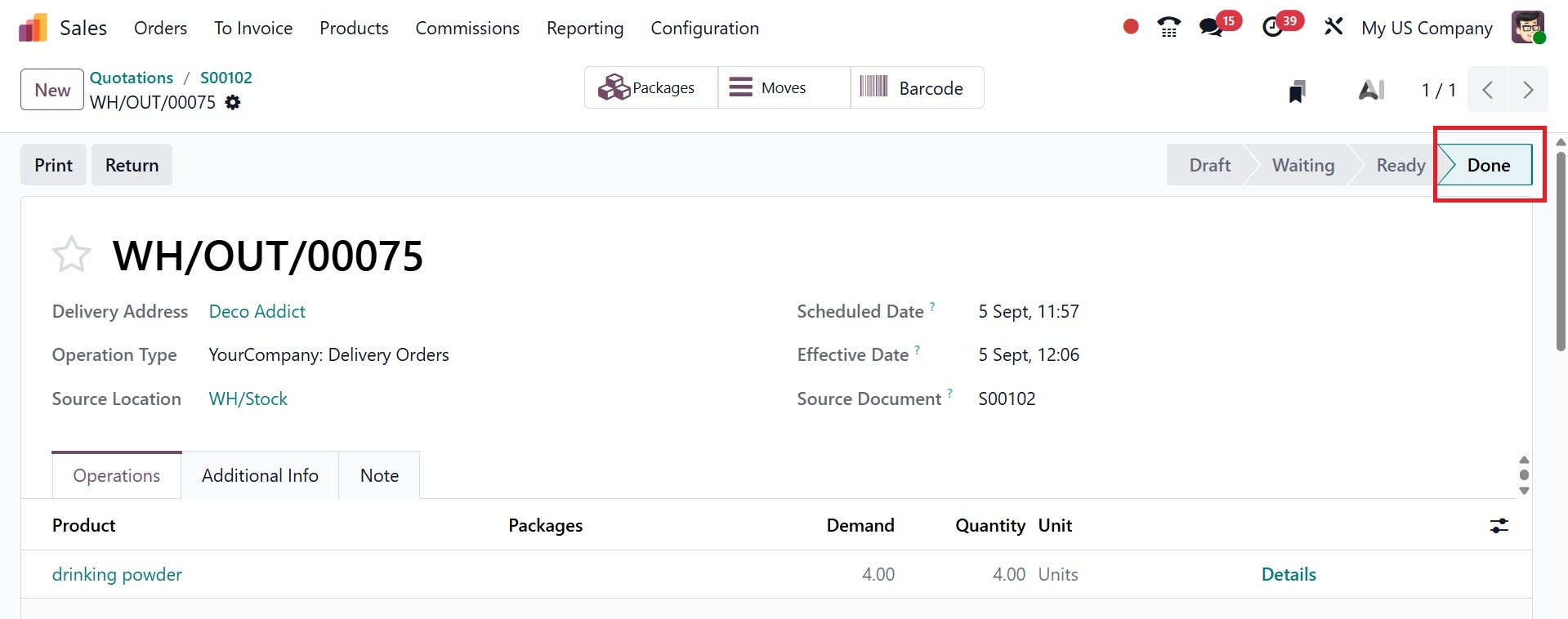 Odoo 19