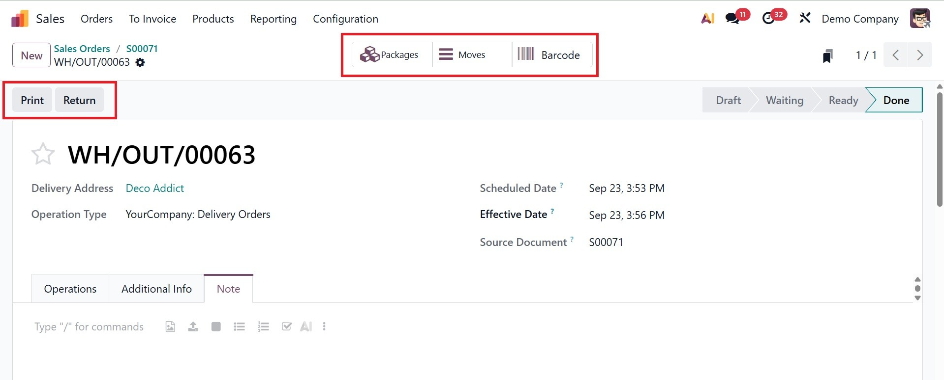 Odoo 19