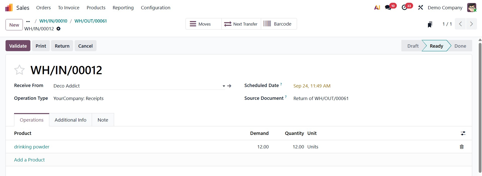Odoo 19