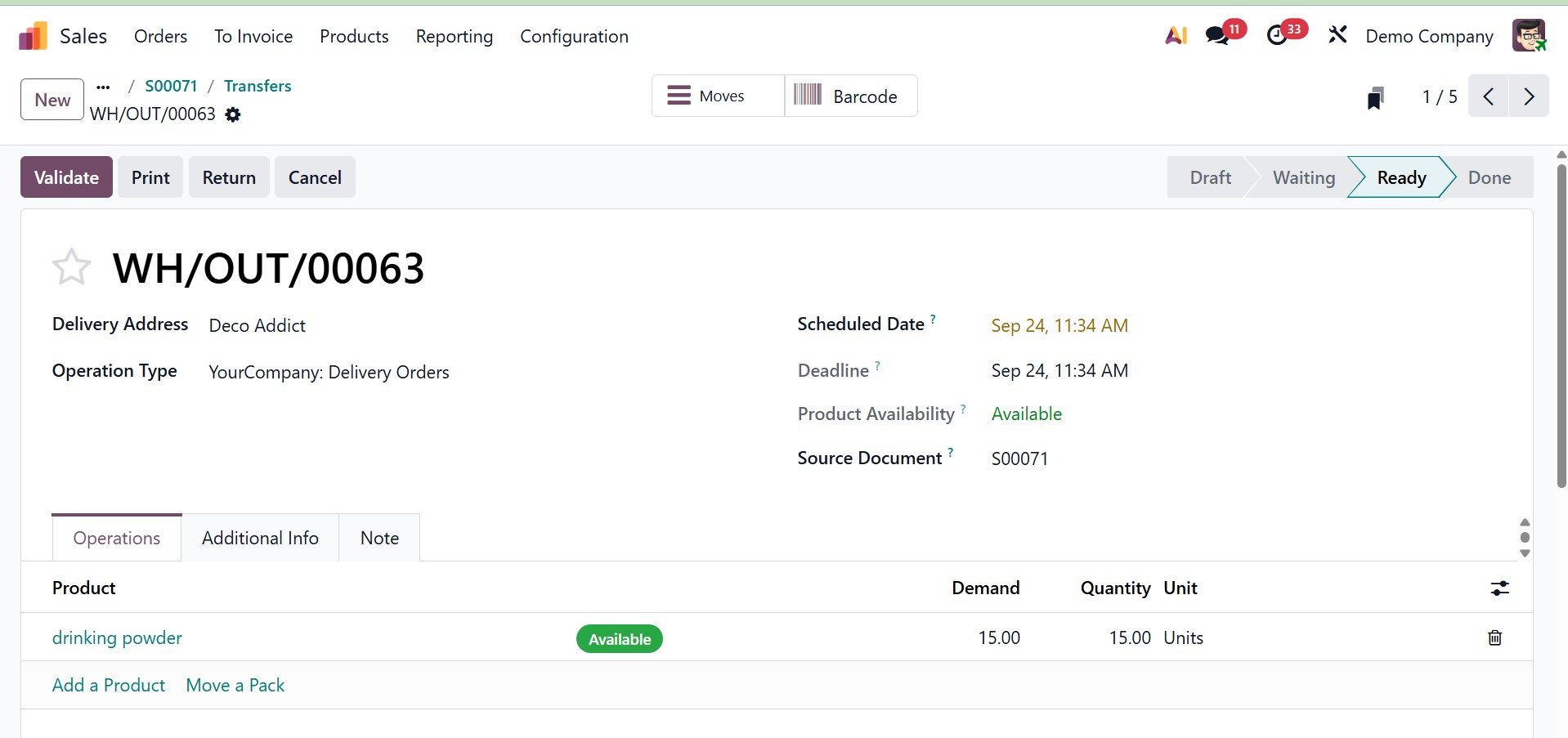 Odoo 19