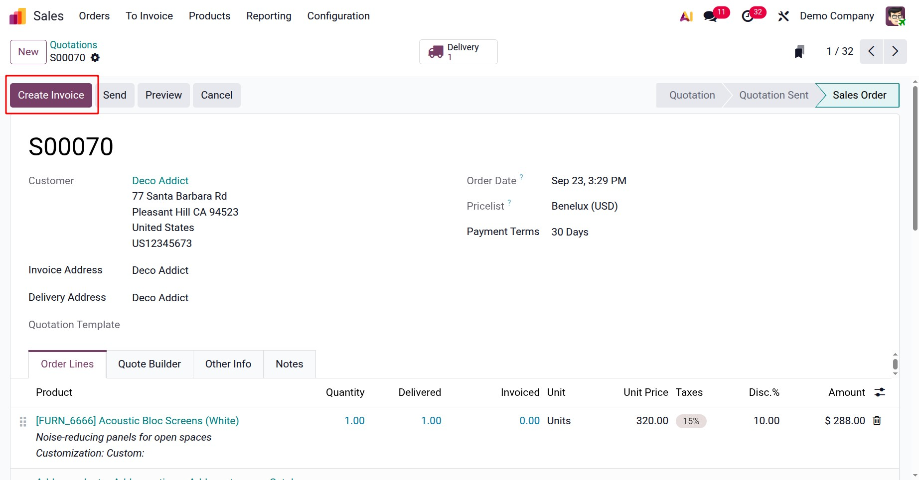 Odoo 19