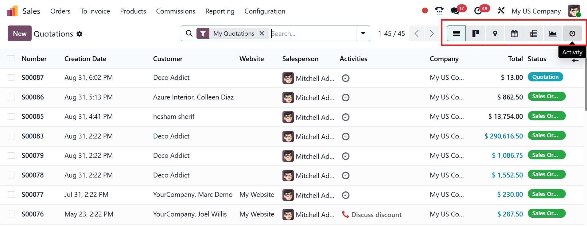 Odoo 19